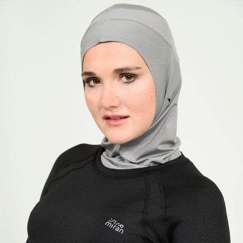 Gray Miran Sports Hijab